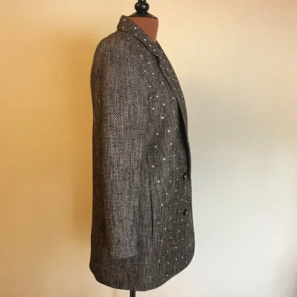 Vintage 80's CRISCIONE Rhinestone Embellished Jacket Blazer 🕺💎 - Picture 7 of 14